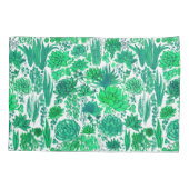 Succulente tuin kussensloop (Achterkant-Links)