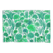 Succulente tuin kussensloop (Voorkant-Links)