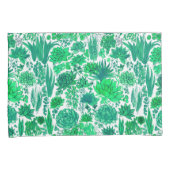 Succulente tuin kussensloop (Voorkant-Rechts)