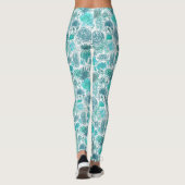 Succulente tuin leggings (Achterkant)
