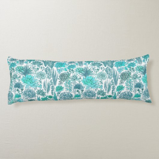 Succulente tuin lichaamskussen (Achterkant)