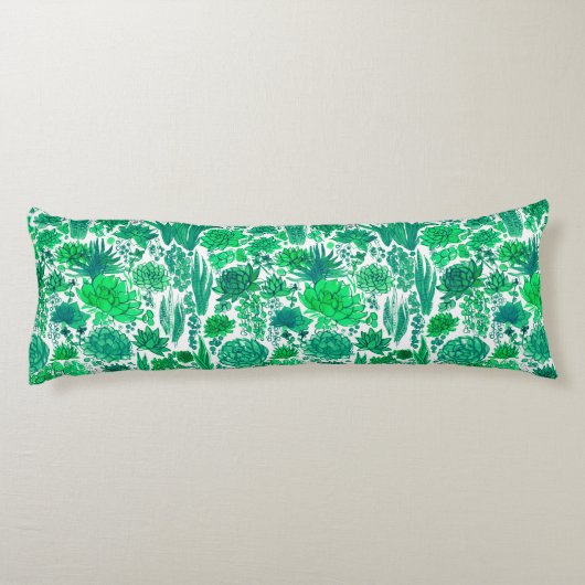 Succulente tuin lichaamskussen (Achterkant)