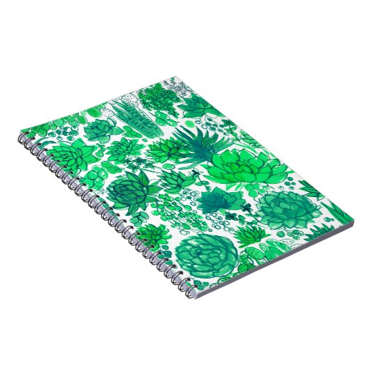 Succulente tuin notitieboek (Rechterzijde)