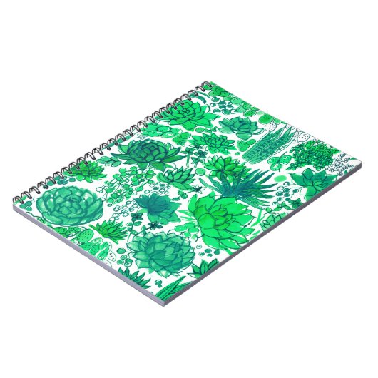 Succulente tuin notitieboek (Linkerzijde)