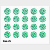 Succulente tuin ronde sticker (Vel)