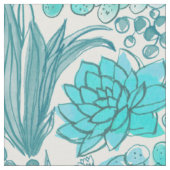 Succulente tuin stof (Close Up)