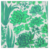 Succulente tuin stof (Swatch)