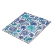 Succulente tuin tegeltje (Zijkant)