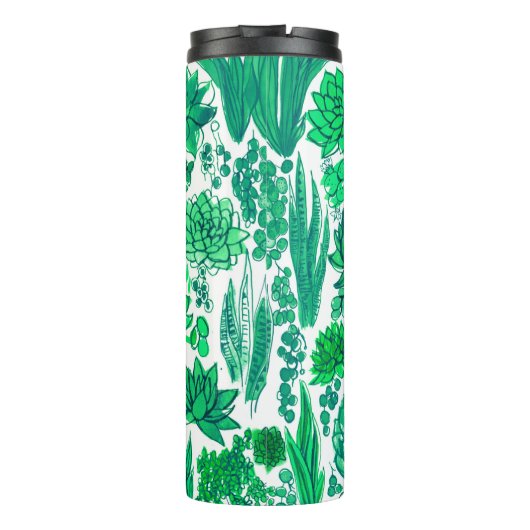 Succulente tuin thermosbeker (Achterkant)