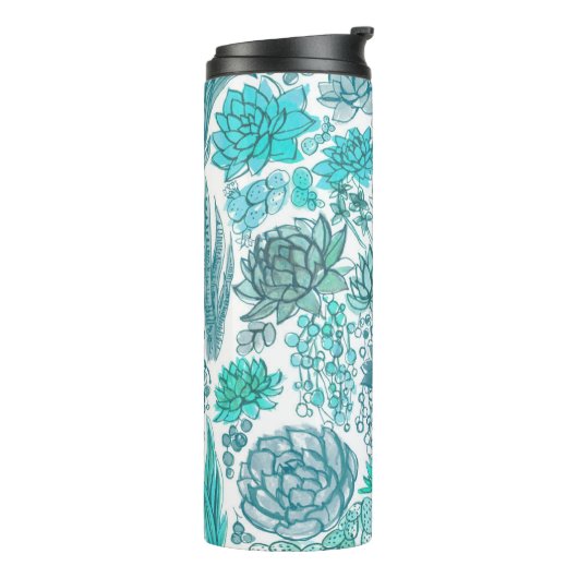 Succulente tuin thermosbeker (Gedraaid links)