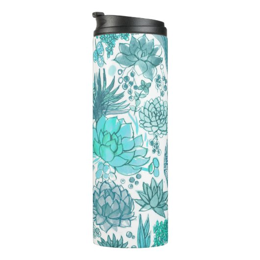 Succulente tuin thermosbeker (Geroteerd rechts)