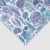 Succulente tuin tissuepapier (Detail)