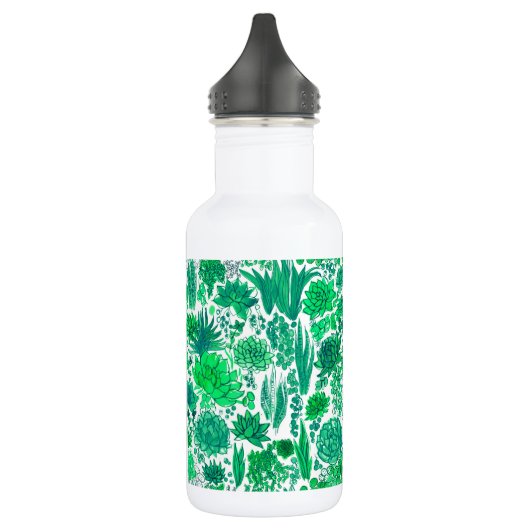 Succulente tuin waterfles  (Links)