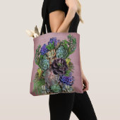 Succulente tuinier tote bag (Dichtbij)