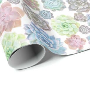 Succulente verpakking van papier