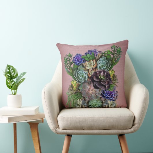 Succulente vorderingen kussen (Stoel)