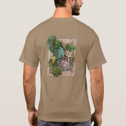 Succulente vorderingen t-shirt (Achterkant)