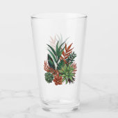 succulente waterkleur glas (Voorkant)