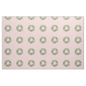 Succulente Waterverf Floral Wreath Stof (Fat Quarter)