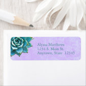 Succulente Waterverf Lavender Lace Etiket (Insitu)