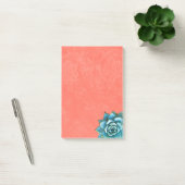 Succulente Waterverf op Oranje kant Post-it® Notes (Kantoor)