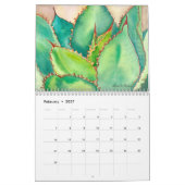 Succulente Waterverven 12 maanden Kalender (Feb 2027)