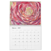 Succulente Waterverven 20XX Debra Lee Baldwin Kalender (Feb 2027)