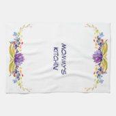 Succulente Waterverven Mammiekeuken Theedoek (Horizontaal)