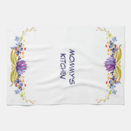 Succulente Waterverven Mammiekeuken Theedoek