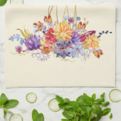 Succulente Waterverven Overige Moederdag Theedoek (Gevouwen)