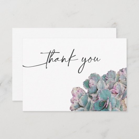 Succulente woestijn - Bedankt voor je kaart (Voorkant / Achterkant)