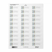 Succulenten adresetiketten etiket (Full Sheet)