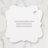 Succulenten bedankt bedankjes labels (Achterkant)