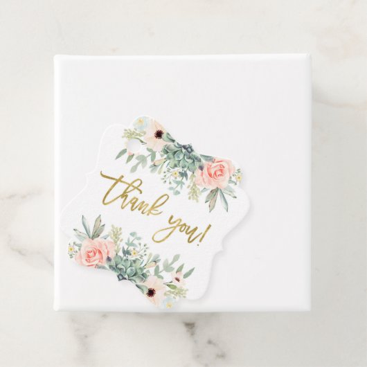 Succulenten bedankt bedankjes labels (In situ)