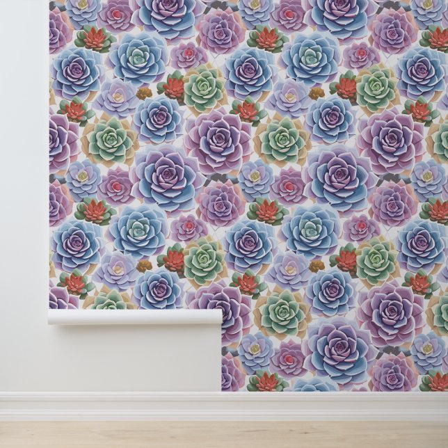 Succulenten Behang (Applicatie)
