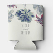 Succulenten Bloemboeket Blikjeskoeler (Achterkant)