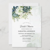 Succulenten, bloemen en groen Vrijgezellenfeest Kaart (Voorkant)