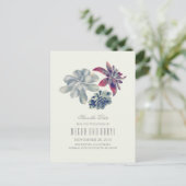 Succulenten Bloemen Romantiek Save the Date Aankondigingskaart (Staand voorkant)