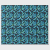 Succulenten Blue Agave Cactus Succulents Cadeaupapier (Vlak)