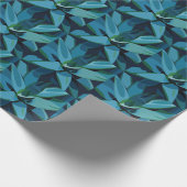 Succulenten Blue Agave Cactus Succulents Cadeaupapier (Hoek)