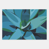 Succulenten Blue Agave Cactus Succulents Inpakpapier Vel (Voorkant 2)
