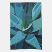 Succulenten Blue Agave Cactus Succulents Theedoek (Verticaal)