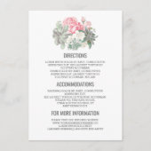 Succulenten Boeket Trouwgegevens - Informatie Informatiekaartje (Voorkant)