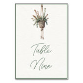 Succulenten: Boho Chic Botanical Greenery Plant Kaart (Voorkant)