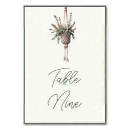 Succulenten: Boho Chic Botanical Greenery Plant Kaart