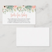 Succulenten brengen een boekkaart informatiekaartje (Voorkant / Achterkant)