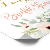 Succulenten Bruidsjonker welkomstbord Poster (Hoek)