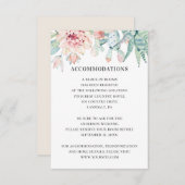 Succulenten bruiloft accommodaties. Cactus details Informatiekaartje (Voorkant / Achterkant)