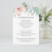 Succulenten bruiloft accommodaties. Cactus details Informatiekaartje (Staand voorkant)