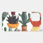 Succulenten, cactussen: schattig bloemmotief. Case-Mate iPhone case (Achterkant (horizontaal))